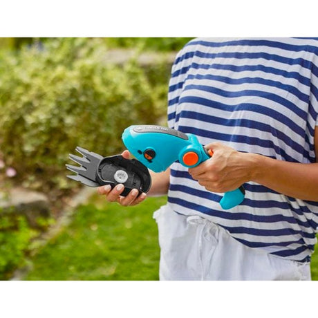 Gardena Akku-Gras-Strauchschere Comfortcut Li Grasschere (Türkis-Schwarz, inkl. Li-Ionen-Akku 3,0 Ah)