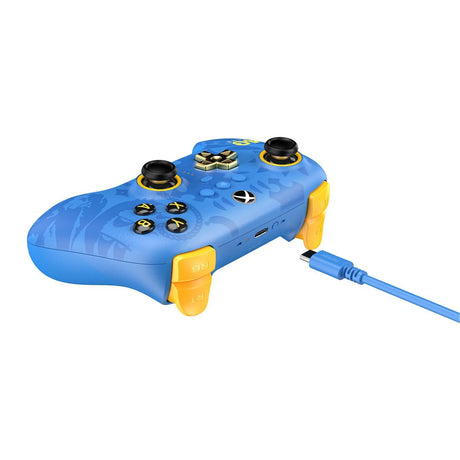 8bitdo ultimativer 3-Modus-Controller für Xbox – seltene Edition zum 40. Jubiläum (Blaugold, Xbox Series X|s, Xbox One, PC, Bluetooth USB-C 2,4 GHz)