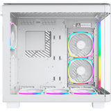 Montech King 95 Pro Midi-Tower-Gehäuse (weiß | 2x USB-A | 1x USB-C | RGB | gehärtetes Glas)