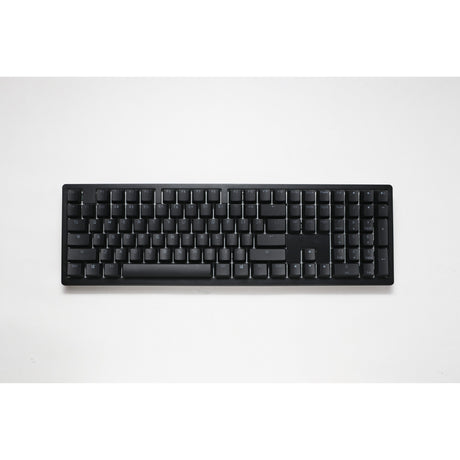 Ducky Zero 6108 Classic Black RGB mechanische Gaming-Tastatur (Schwarz, US-Layout (QWERTY), Cherry MX2A Speed Silver, 100 %, RGB-LEDs, Double-Shot PBT, Hot Swap, 2,4 GHz | Bluetooth | USB-C)