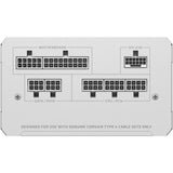 Corsair rm850e (2025) weißes modulares 850-Watt-Netzteil (weiß, 1x 12V-2x6, 2x PCIe)