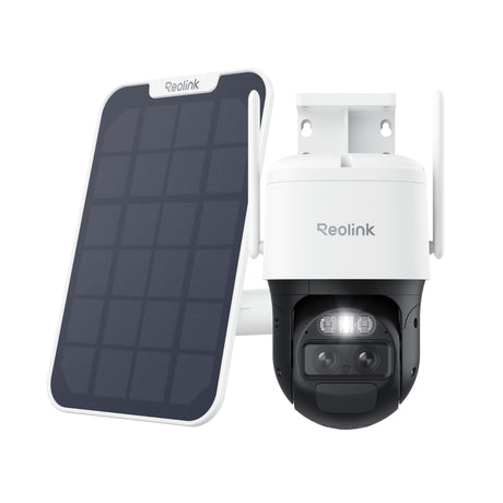 Reolink Trackmix G770 + Solar Panel 2 Sicherheitskamera (weiß schwarz, 4K 8MP UHD, 4G LTE, inkl. Solarpanel)