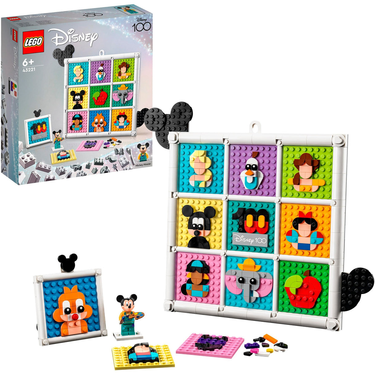 Lego Disney – 100 Jahre Disney-Animationsfiguren, Konstruktionsspielzeug (43221)