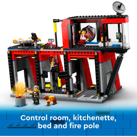 Lego City Feuerwache und Feuerwehrauto – 60414