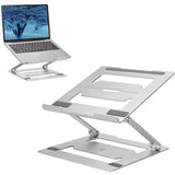 Act Connectivity Laptopständer Aluminium (Aluminium, klappbar, stufenlos höhenverstellbar)