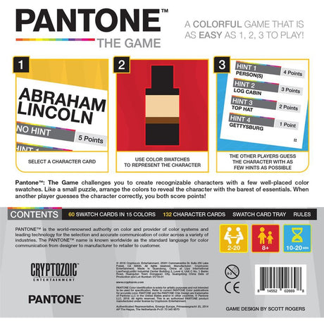 Europäisches Spielernetzwerk Pantone: Das Spiel