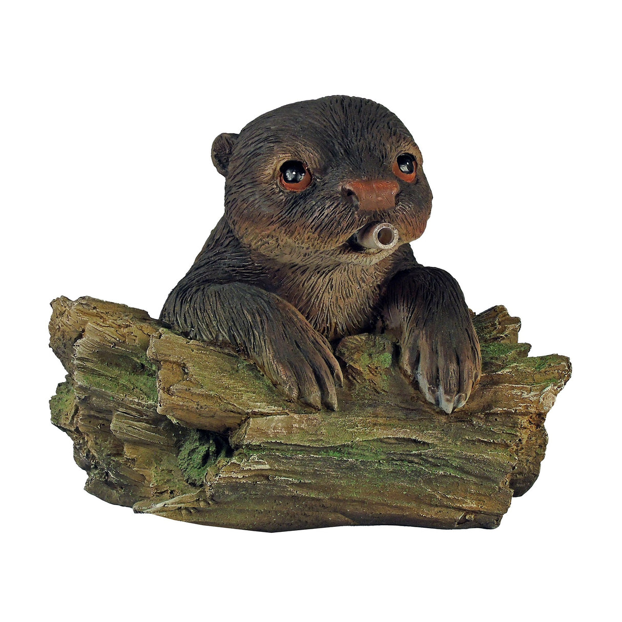 Ubbink schwimmende Spray -Figur Otter am Baumstamm