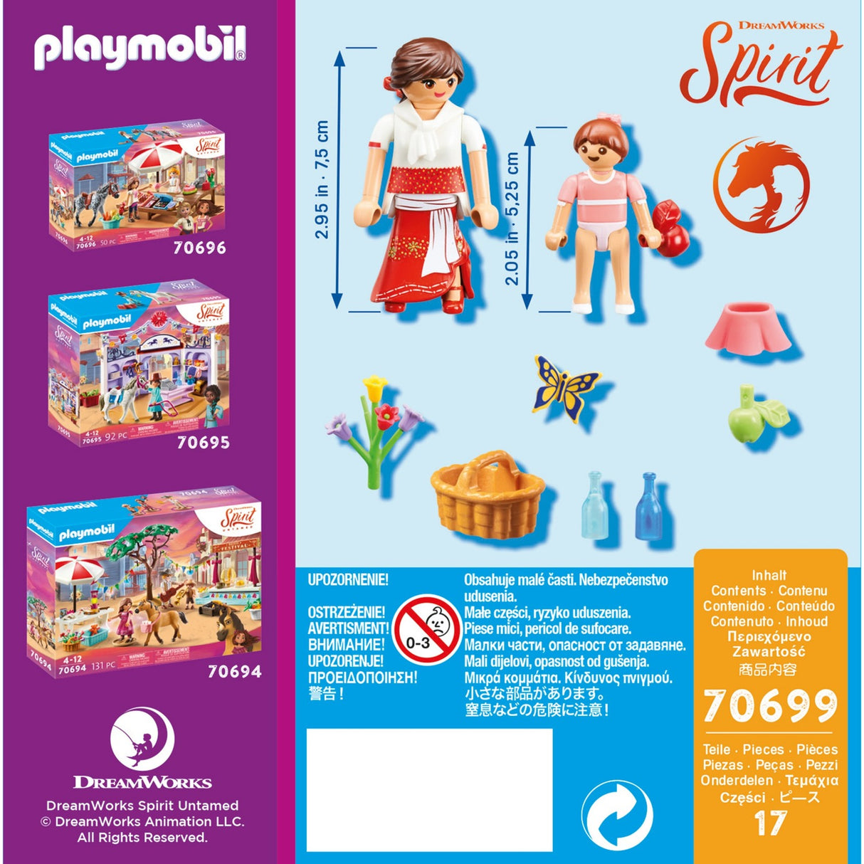 Playmobil Spirit – junges glückliches Milagro-Konstruktionsspielzeug (70699)