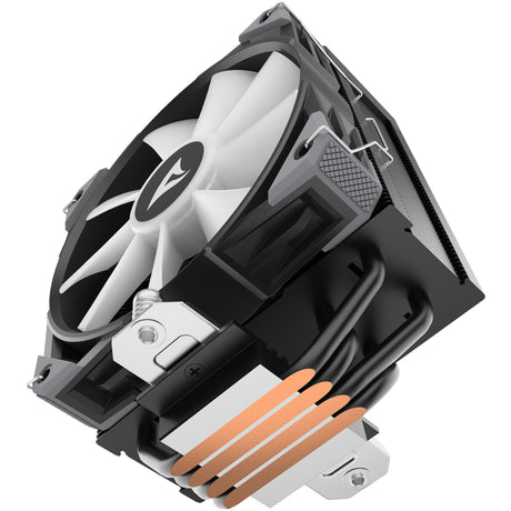 Sharkoon A40 RGB CPU-Kühler (schwarz, 4-Pin-PWM-Lüfteranschluss)