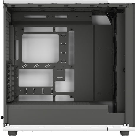 Fractal Design North XL RC Chalk White TG Clear Midi-Tower-Gehäuse (weiße Holzfarbe | 2x USB-A | 1x USB-C | gehärtetes Glas)