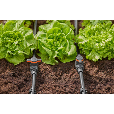Gardena Micro-Drip-System Absperr- und Regulierventil 13 mm (1 2 ) (grauorange)
