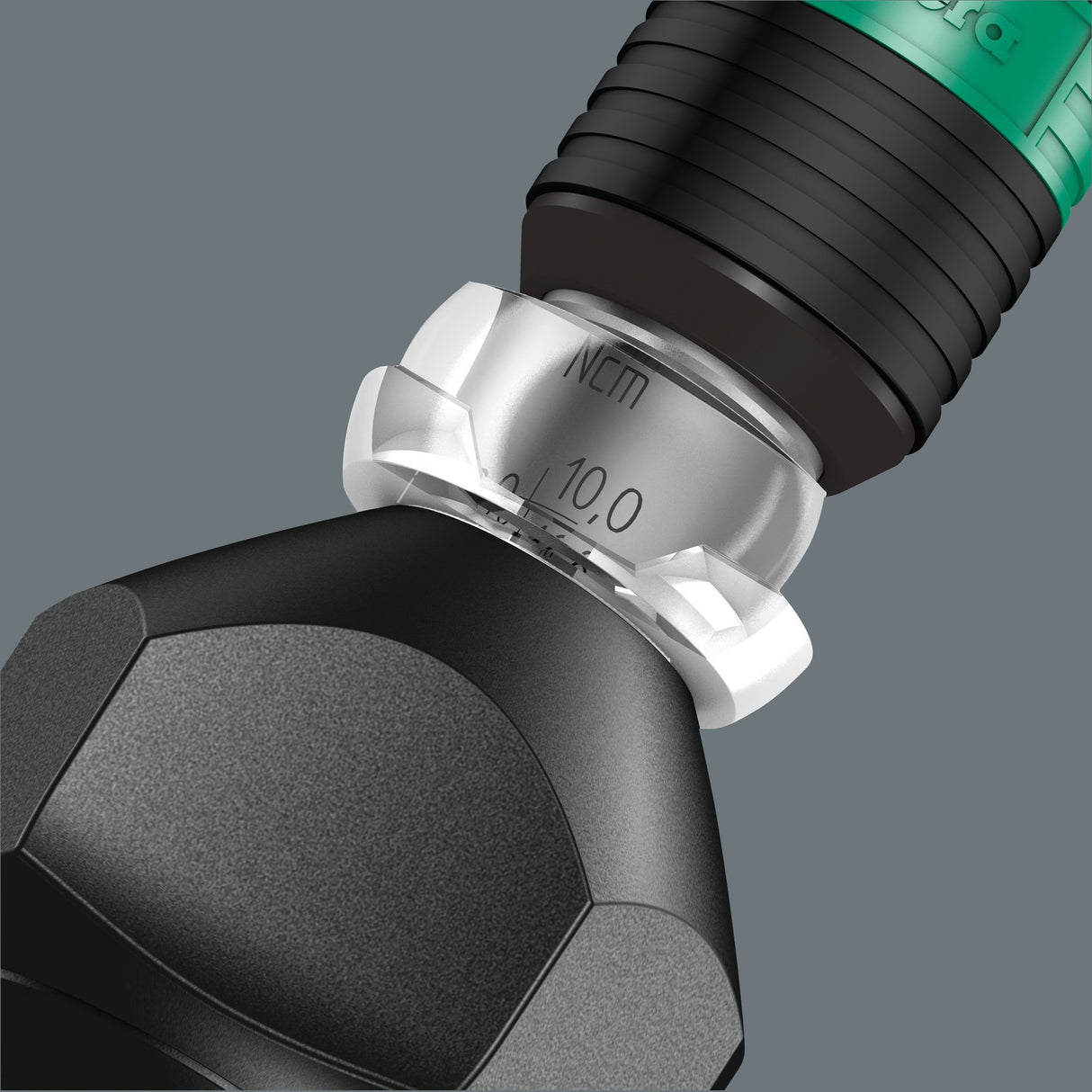 Wera 7441 Kraftform einstellbarer Drehmomentschraubendreher mit Rapidaptor-Schnellwechselhalter, 1 4 Zoll, 1,2 - 3,0 Nm – 1 Stück – 05074701001