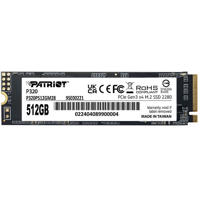 Patriot p320 512 GB SSD (PCIe 3.0 x4, NVME 1.3, M.2 2280)