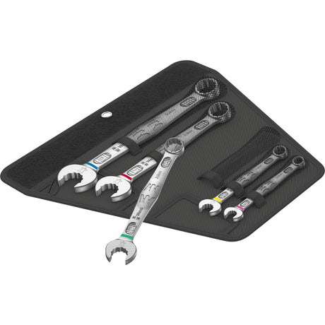 Wera 6003 Joker 5 Set 1 Ringmaulschlüsselsatz, 5-teiliger Schraubenschlüssel
