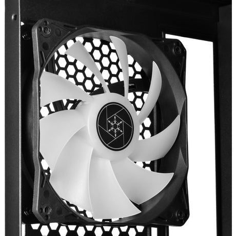 Silverstone sst-fah1mb-pro Midi-Tower-Gehäuse (schwarz | 3x USB-A | RGB | gehärtetes Glas)