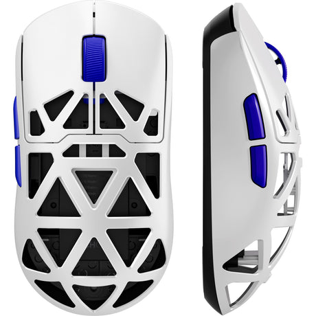 Mchose ax5 pro kabellose Gaming-Maus, Magnesiumlegierung (weiß, bis zu 26.000 dpi, 2,4 GHz USB-C Bluetooth)