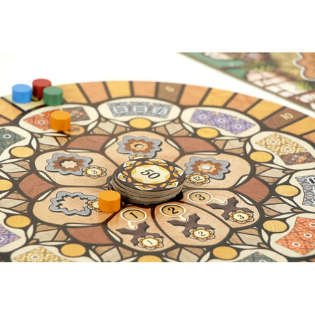 999games 999 Games Intarsia-Brettspiel (niederländisch, 2 - 4 Spieler, 40 Minuten, ab 10 Jahren)