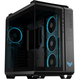 Asus tuf gaming gt502 horizon argb midi tower behuizing (zwart | 3x usb-a | 1x usb-c | tempered glass)