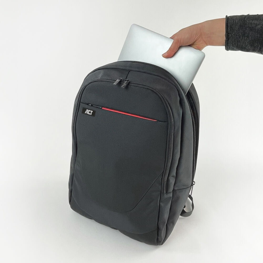 Act Connectivity Suburb Rucksack für Laptops bis 15,6 Zoll (schwarz)
