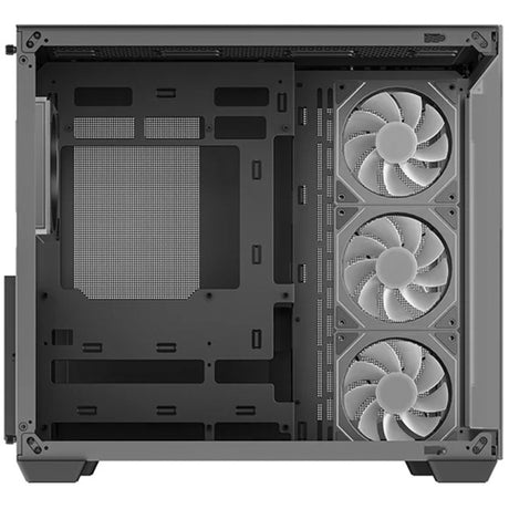 Deepcool CG530 4f Midi-Tower-Gehäuse (schwarz | 2x USB-A | 1x USB-C | RGB | gehärtetes Glas)