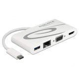Delock USB-C 3.1> HDMI + VGA + LAN + USB