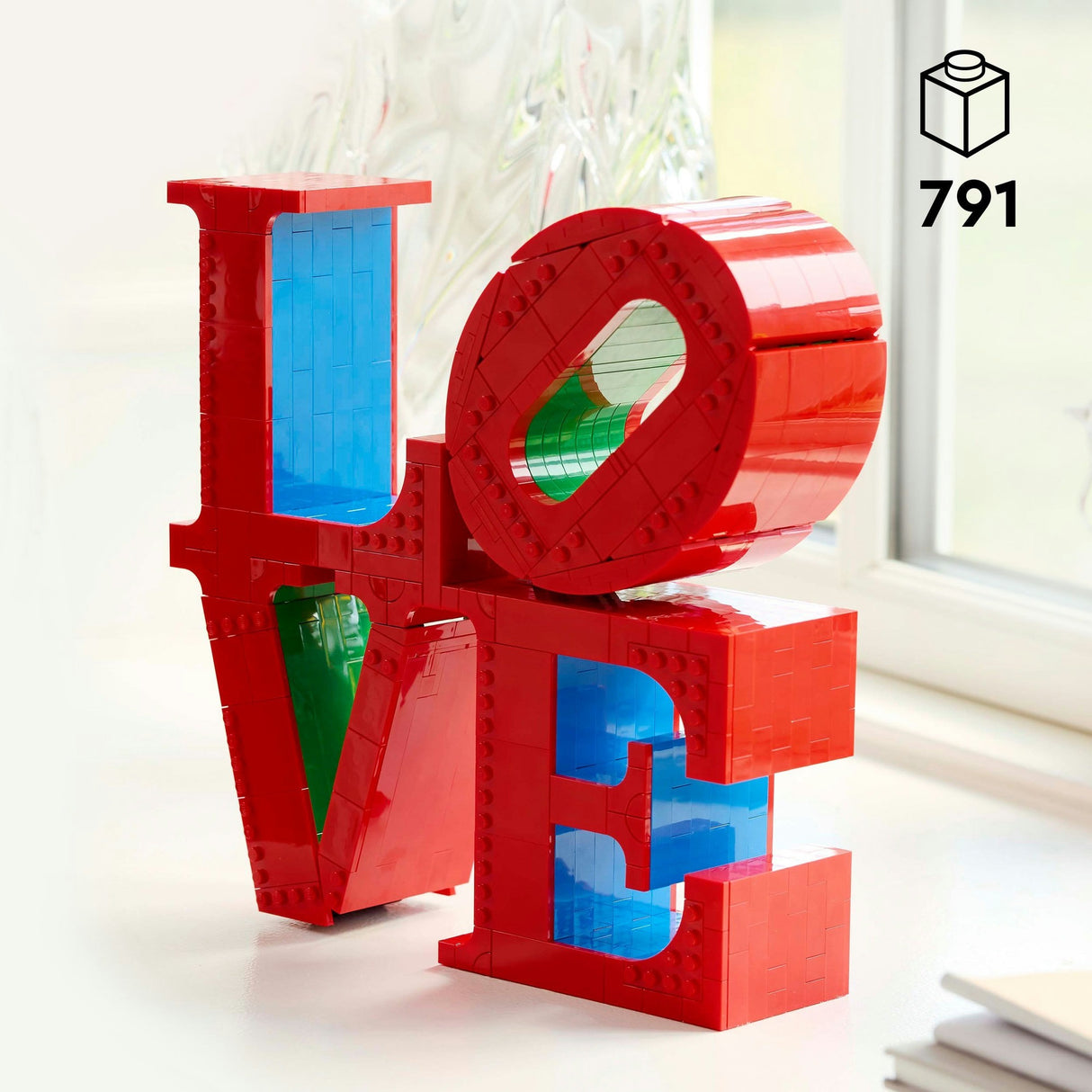 Lego Art Love Wohnaccessoire Dekoration Bausatz für Erwachsene, Valentinstagsgeschenk – 31214