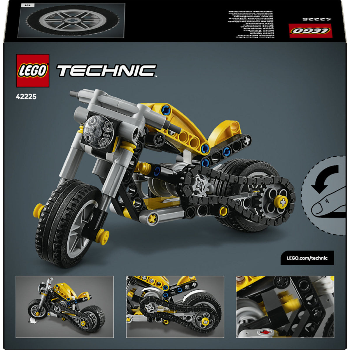 Lego Technic 42225 gelber Motor