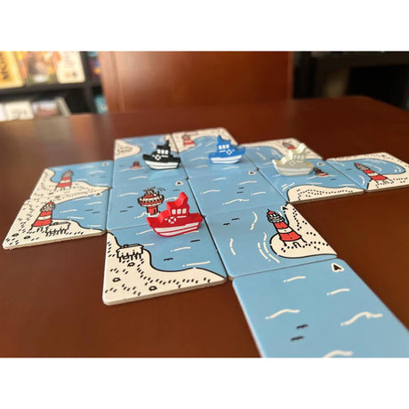 Pandasaurus-Spiele Beacon Patrol – Brettspiel – kooperatives und Solospiel – Englisch