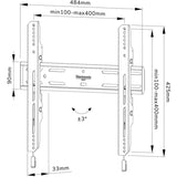 Neomounts Wählen Sie WL30S-850BL14 Flatwandstütze