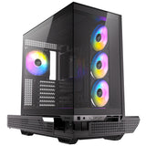 Antec c7 argb Midi-Tower-Gehäuse (schwarz | 2x USB-A | 1x USB-C | gehärtetes Glas)