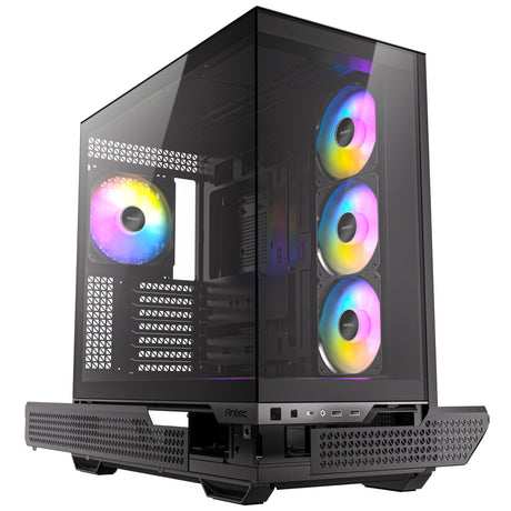 Antec c7 argb Midi-Tower-Gehäuse (schwarz | 2x USB-A | 1x USB-C | gehärtetes Glas)