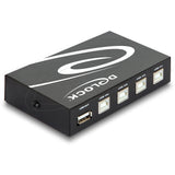 Delock Switch USB 2.0 4 Port manueller USB Switch