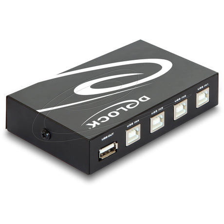 Delock Switch USB 2.0 4 Port manueller USB Switch