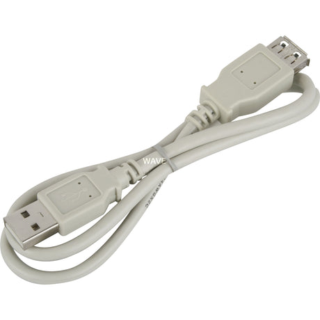 Goobay USB 2.0 Verlängerungskabel (grau, 0,6 Meter)