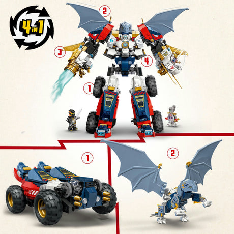 Lego Ninjago 71834 Zanes Ultra-Combo-Mecha