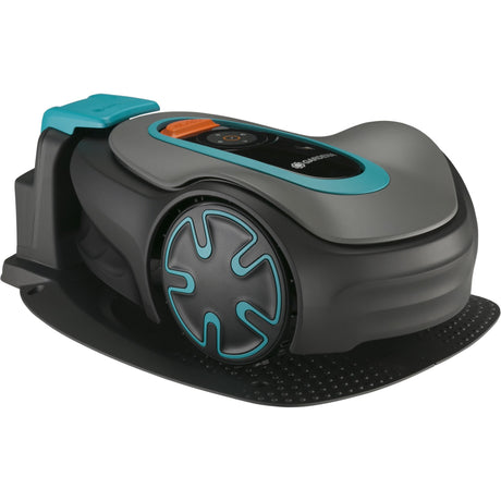 Gardena Mähroboter Sileno Minimo 250 (Grau-Türkis, 250 m², Li-Ionen-Akku + Basisstation inklusive, Bluetooth)
