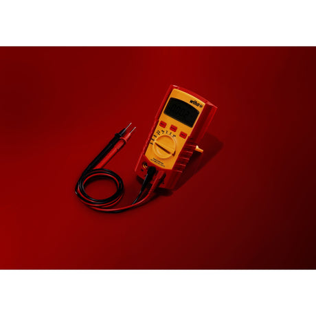 Wiha Digitalmultimeter bis 600 V AC, Cat IV Messgerät (Rot Gelb)