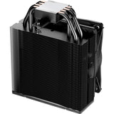 Ruhig sein! Pure Rock 3 Black CPU-Kühler (Schwarz, 4-Pin-PWM-Lüfteranschluss)