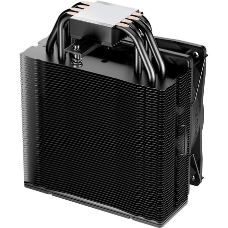 Ruhig sein! Pure Rock 3 Black CPU-Kühler (Schwarz, 4-Pin-PWM-Lüfteranschluss)