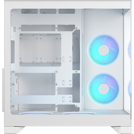 Fractal Design Pop 2 Vision RGB Midi-Tower-Gehäuse (weiß | 1x USB-A | 1x USB-C | RGB | gehärtetes Glas)