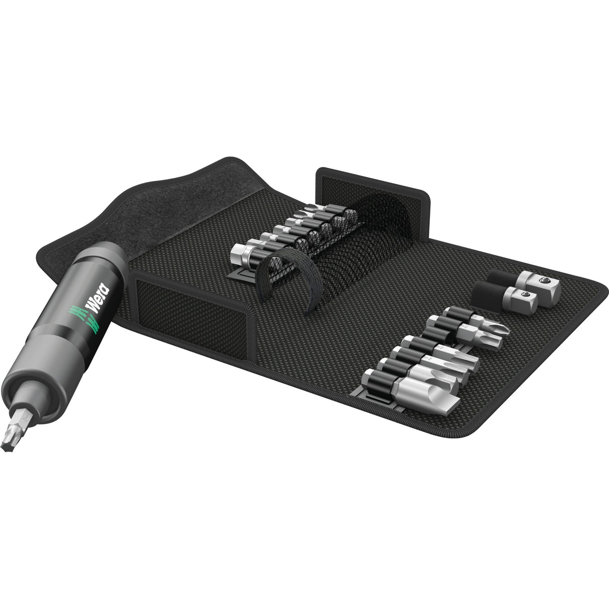 Wera 2090 17 Schlagschrauber-Set Schlagschrauber (schwarz, 17-teilig, 5 16 Innensechskant-Antrieb)