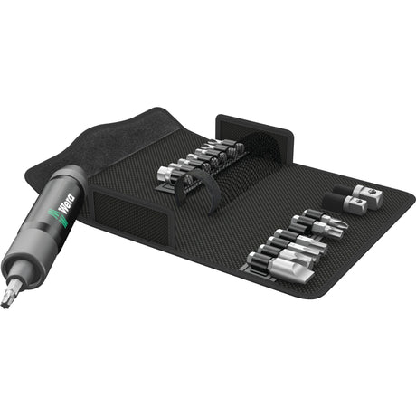 Wera 2090 17 Schlagschrauber-Set Schlagschrauber (schwarz, 17-teilig, 5 16 Innensechskant-Antrieb)