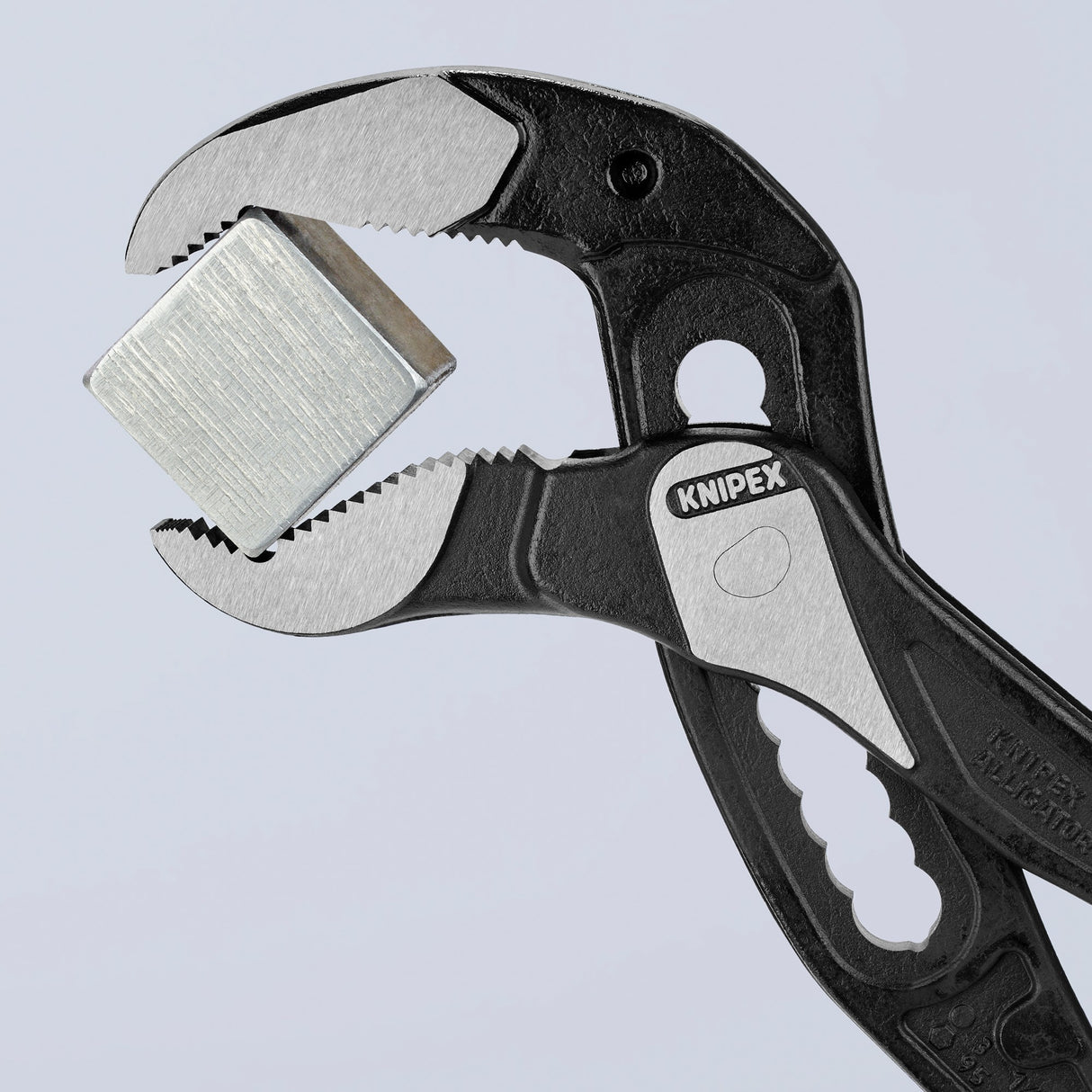 Knipex Alligator XL Wasserpumpenzange 8801400 Schwedische Wasserpumpenzange (schwarz rot, 400 mm)