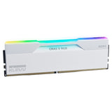 Klevv 32 gb ddr5-6000 (2x 16 gb) kit werkgeheugen (wit, kd5agu880-60a300j, cras v rgb, xmp 3.0, expo)