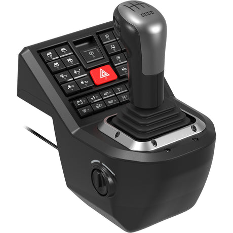 Hori Force-Feedback-LKW-Steuerungssystem-Simulator-Set (schwarz silber)