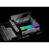 Klevv 32 gb ddr5-6200 (2x 16 gb) kit werkgeheugen (wit zwart, kd5agua80-62b320p, cras v rgb rog, xmp 3.0, expo)