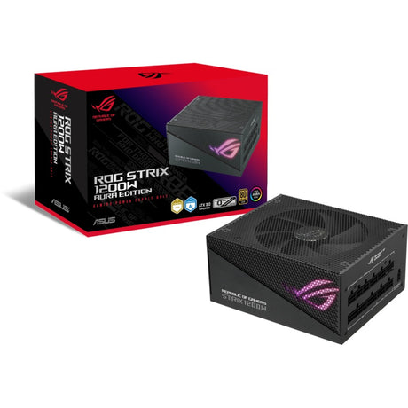 Asus Rog Strix Gold Aura Edition modulares 1200-Watt-Netzteil (schwarz, 1x 12VHPWR, 4x PCIe)