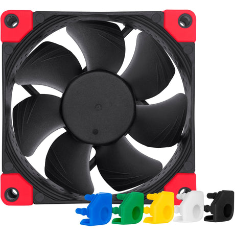 Noctua nf-a8 pwm chromax.black Gehäuselüfter (schwarz, 80 x 80 x 25 mm)
