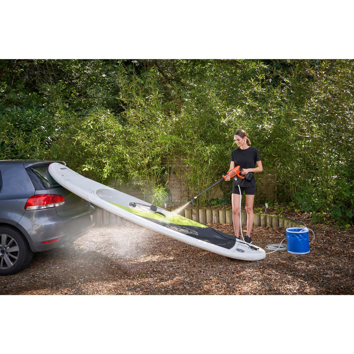 Black+Decker bcpc18d1 18V 24bar Hochdruckreiniger – inklusive 1x2,0 Ah Akku – bcpc18d1-qw