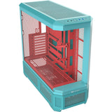 Thermaltake View 600 tg Mint Strawberry Big-Tower-Gehäuse (Mint Berry | 2x USB-A | 1x USB-C | gehärtetes Glas)